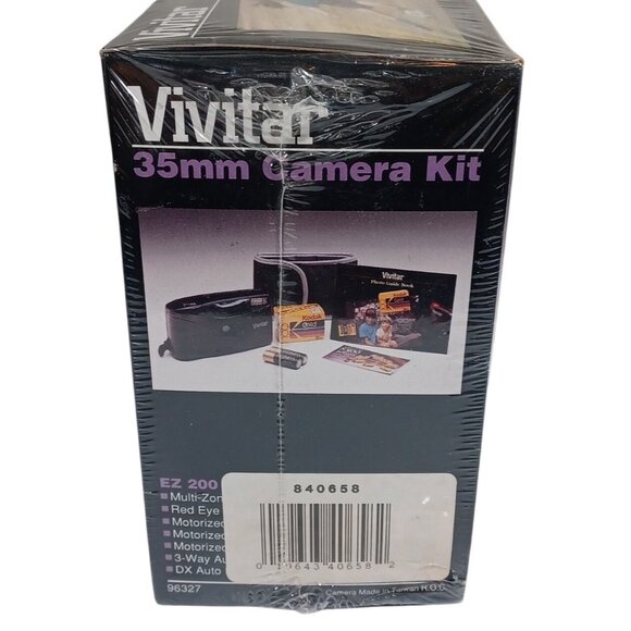 New Vintage 1992 Vivitar EZ 200 Point and Shoot 35mm Film Camera Set EZ200 - Picture 7 of 9